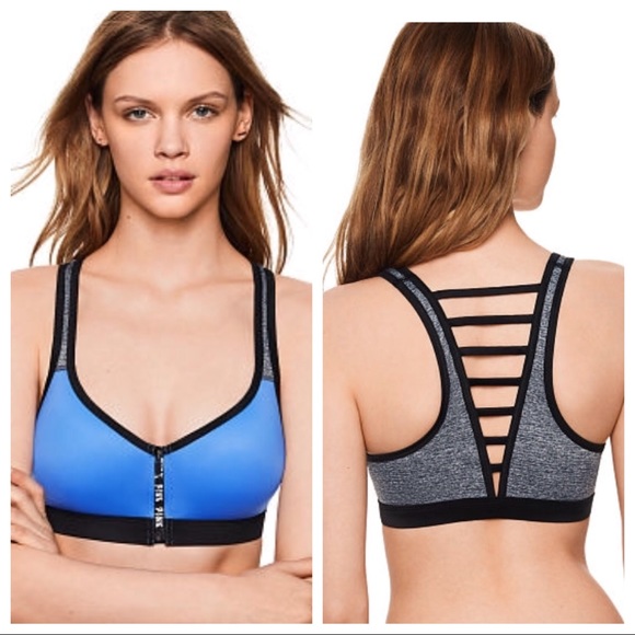 victoria secret front closure sports bra